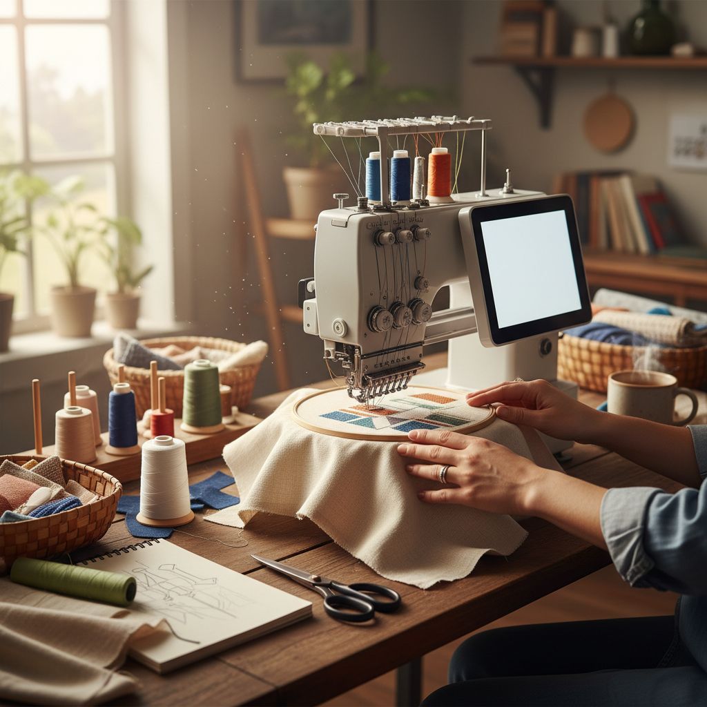 Machine à coudre broderie : comment bien la choisir en 2026